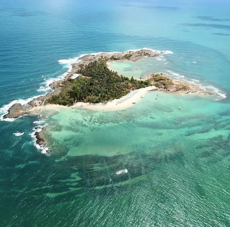 Ilha de Santo Aleixo vista de cima